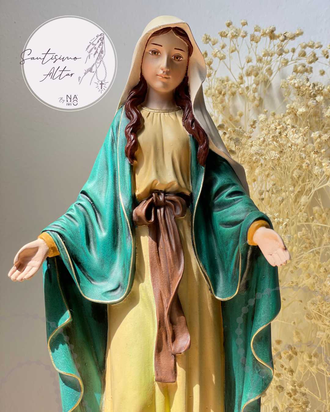 Virgen Medalla Milagrosa 40 cm