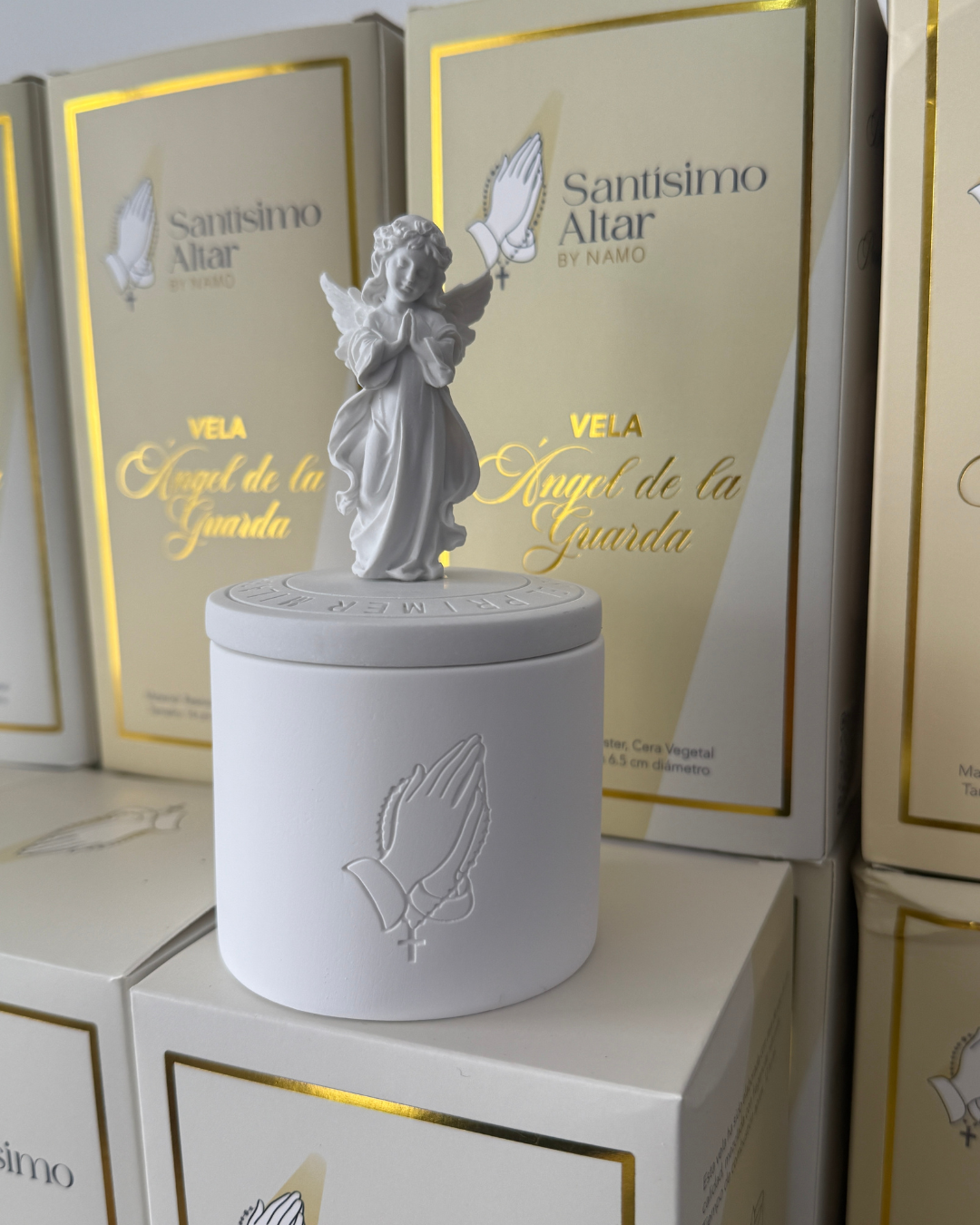 Vela Ángel de la Guarda 14cm