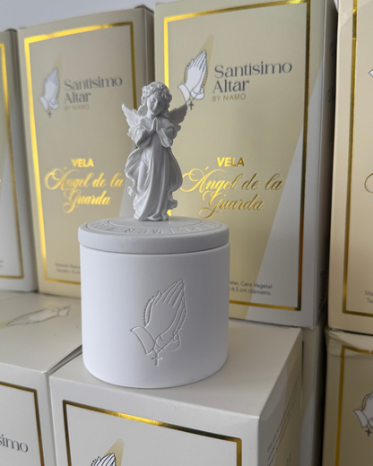 Vela Ángel de la Guarda 14cm