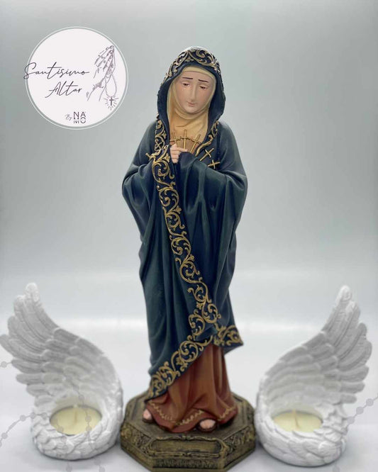 Virgen Dolorosa 30 cm