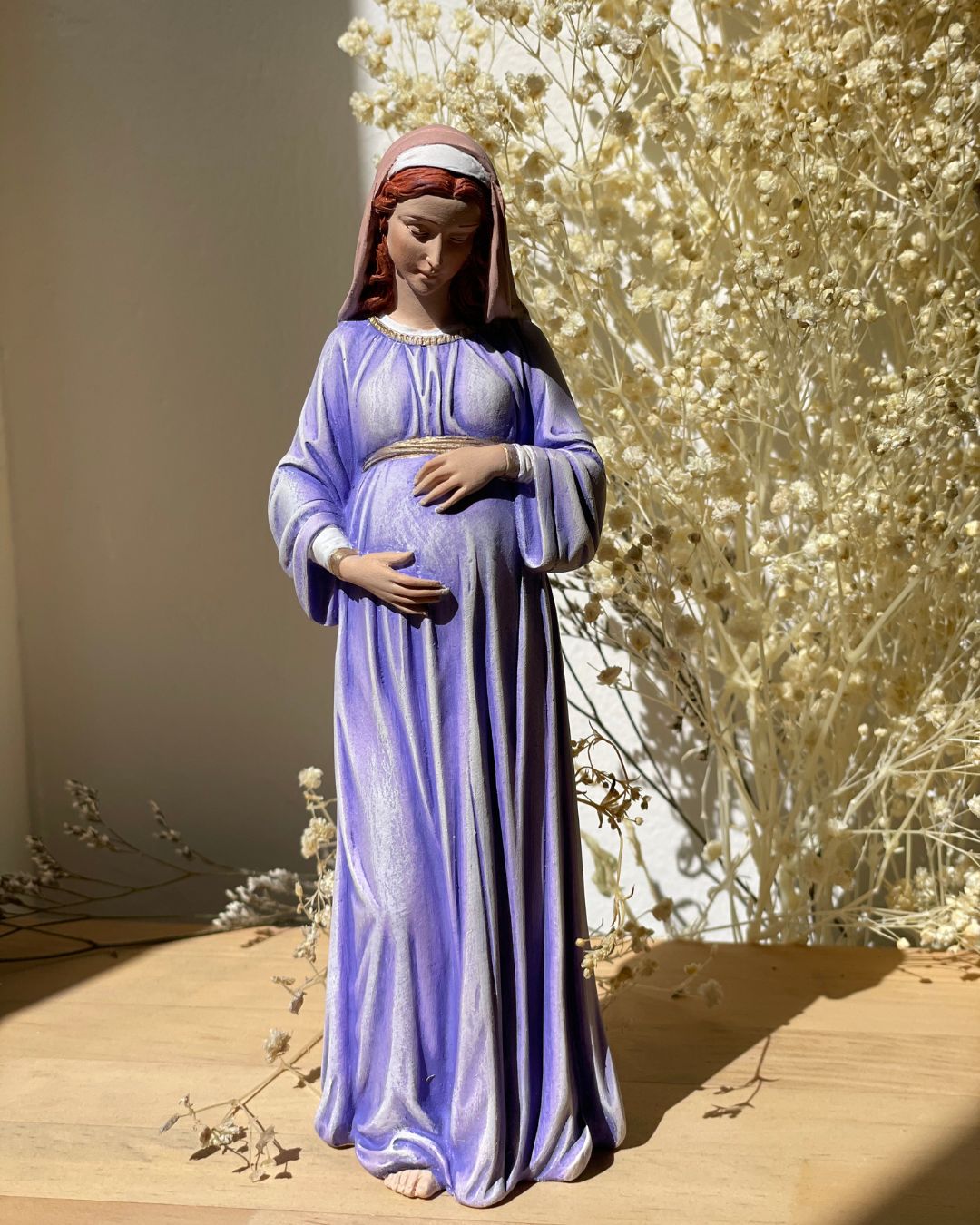 Virgen Dulce Espera 20 cm