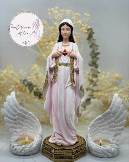 Virgen Inmaculado Corazón de María 27 cm