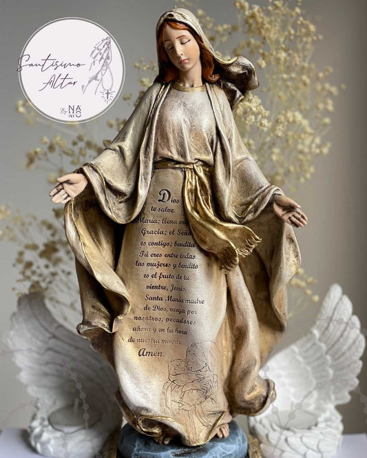 Virgen María Oración 31 cm