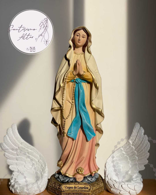 Virgen de Lourdes 30 cm