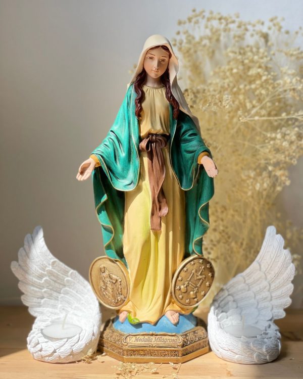 Virgen Medalla Milagrosa 30cm