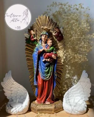 Virgen del Perpetuo Socorro 30cm