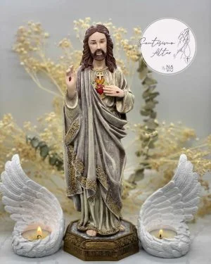 Sagrado Corazón de Jesus 30cm Tradicional #1