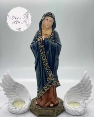 Virgen Dolorosa 30cm Tradicional #2